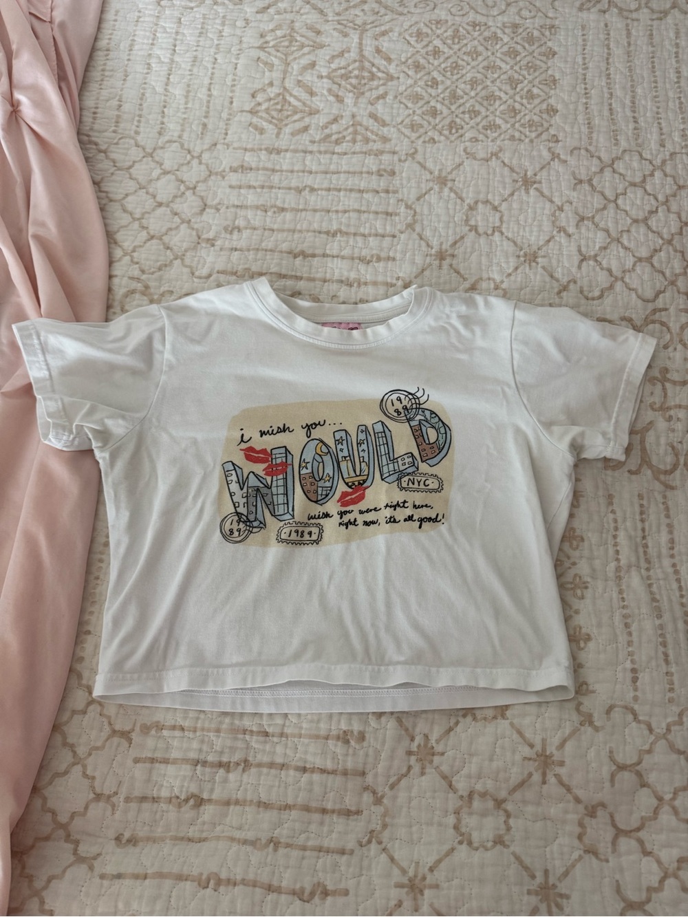 taylor swift 1989 “i wish you would” baby tee